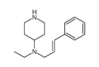 N-ethyl-N-(3-phenylprop-2-enyl)piperidin-4-amine Structure