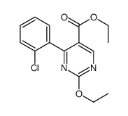 (6-chloro-6-ethoxy-5-ethylcyclohexa-2,4-dien-1-yl) pyrimidine-5-carboxylate Structure