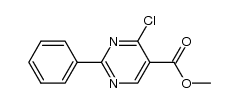methyl 4-chloro-2-phenylpyrimidine-5-carboxylate结构式