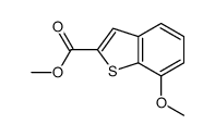 7-甲氧基-苯并[b]噻吩-2-羧酸甲酯结构式