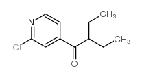1-(2-chloro-pyridin-4-yl)-2-ethyl-butan-1-one structure