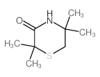 3-Thiomorpholinone,2,2,5,5-tetramethyl-结构式