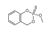 (SP)-2-methoxy-4H,1,3,2-benzodioxaphosphorin 2-sulfide结构式