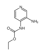 3-amino-4-pyridinylcarbamic acid ethyl ester结构式