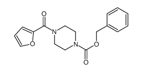 benzyl 4-(furan-2-carbonyl)piperazine-1-carboxylate结构式