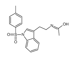 N-[2-[1-(4-methylphenyl)sulfonylindol-3-yl]ethyl]acetamide结构式