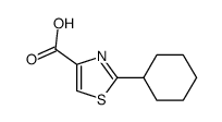 2-cyclohexylthiazole-4-carboxylic acid Structure