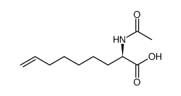 8-Nonenoic acid, 2-(acetylamino)-, (2R)结构式