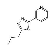 2-propyl-5-pyridin-3-yl-1,3,4-thiadiazole Structure