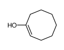 (E)-cyclooct-1-en-1-ol结构式