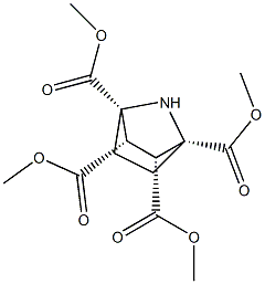 7-Azabicyclo[2.2.1]heptane-1α,2α,3α,4α-tetracarboxylic acid tetramethyl ester结构式