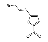 2-(3-bromoprop-1-enyl)-5-nitrofuran结构式