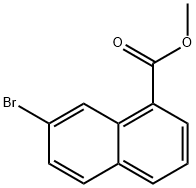 Methyl 7-bromo-1-naphthoate Structure