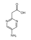 (5-Amino-2-pyrimidinyl)acetic acid结构式