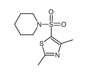 2,4-dimethyl-5-piperidin-1-ylsulfonyl-1,3-thiazole Structure