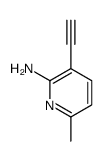 3-ethynyl-6-methylpyridin-2-amine结构式