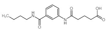 5-{3-[(Butylamino)carbonyl]anilino}-5-oxopentanoic acid Structure