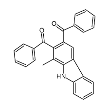 (2-benzoyl-1-methyl-9H-carbazol-3-yl)-phenylmethanone Structure