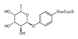 alpha-L-fucopyranosylphenyl isothiocyanate structure