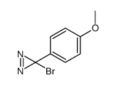 3-bromo-3-(4-methoxyphenyl)diazirine Structure