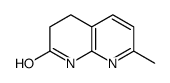 7-methyl-3,4-dihydro-1H-1,8-naphthyridin-2-one结构式