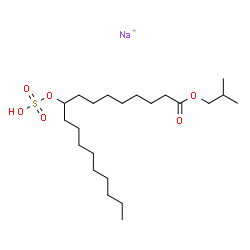 sodium 1-(2-methylpropyl) 9-(sulphooxy)octadecanoate picture