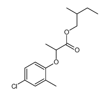 2-methylbutyl 2-(4-chloro-2-methylphenoxy)propanoate结构式