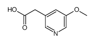 (5-Methoxy-3-pyridinyl)acetic acid结构式