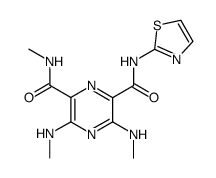 3,5-Dimethylamino-6--pyrazincarbonsaeure-(2)-methylamid Structure