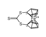 1,2,3-trithia[3]ferrocenophan-2-thione Structure