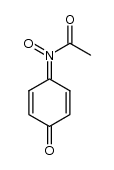 N-acetyl-N-oxo-1,4-benzoquinone imine Structure
