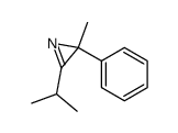 2H-Azirine,2-methyl-3-(1-methylethyl)-2-phenyl-(9CI) structure
