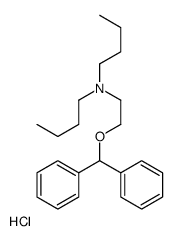 2-benzhydryloxyethyl(dibutyl)azanium,chloride Structure