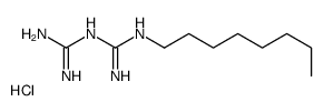 1-(diaminomethylidene)-2-octylguanidine,hydrochloride Structure