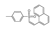 1-[2-(4-methylphenyl)sulfonylethenyl]naphthalene结构式