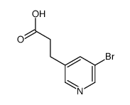 5-溴-3-吡啶丙酸结构式