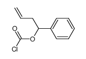 1-phenylbut-3-en-1-yl carbonochloridate结构式