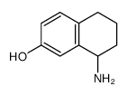 8-amino-5,6,7,8-tetrahydronaphthalen-2-ol Structure
