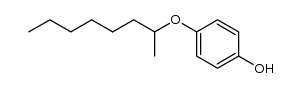 p-(1-methylheptyloxy)-phenol结构式