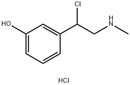 Phenol,3-[1-chloro-2-(methylamino)ethyl]-,hydrochloride (1:1)结构式