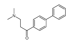 3-(dimethylamino)-1-(4-phenylphenyl)propan-1-one Structure