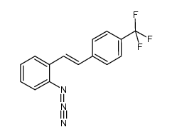 (E)-1-azido-2-(4-(trifluoromethyl)styryl)benzene Structure