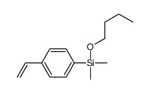 butoxy-(4-ethenylphenyl)-dimethylsilane结构式