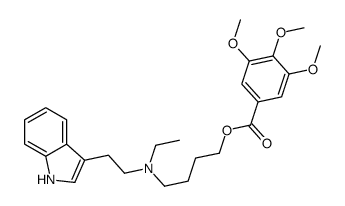 3,4,5-Trimethoxybenzoic acid 4-[ethyl[2-(1H-indol-3-yl)ethyl]amino]butyl ester Structure