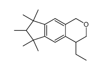 6-OXA-1,1,2,3,3-PENTAMETHYL-8-ETHYL-2,3,5,6,7,8-HEXAHYDRO-1H-BENZ(f)-INDENE Structure