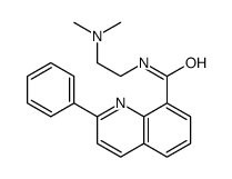 N-[2-(dimethylamino)ethyl]-2-phenylquinoline-8-carboxamide Structure