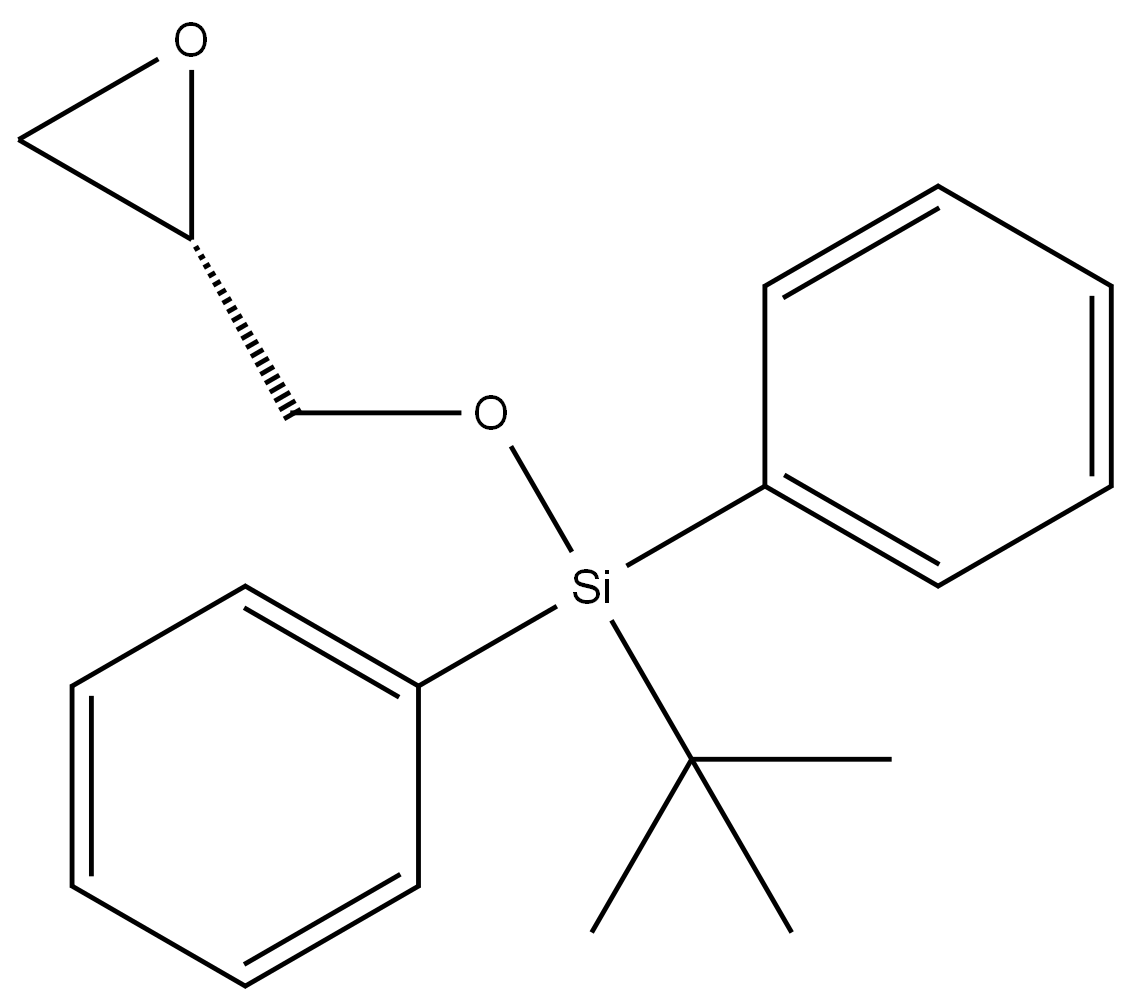 Oxirane, 2-[[[(1,1-dimethylethyl)diphenylsilyl]oxy]methyl]-, (2S)- structure