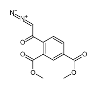 1-[2,4-bis(methoxycarbonyl)phenyl]-2-diazonioethenolate Structure