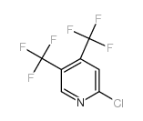 2-氯-4,5-双(三氟甲基)吡啶结构式