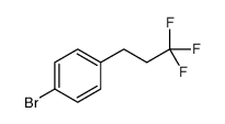 1-Bromo-4-(3,3,3-trifluoropropyl)benzene Structure